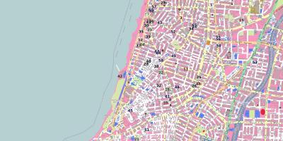 Peta dari shenkin street di Tel Aviv