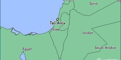 Peta dari Tel Aviv dunia