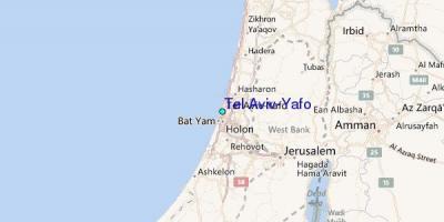 Peta dari Tel Aviv yafo 